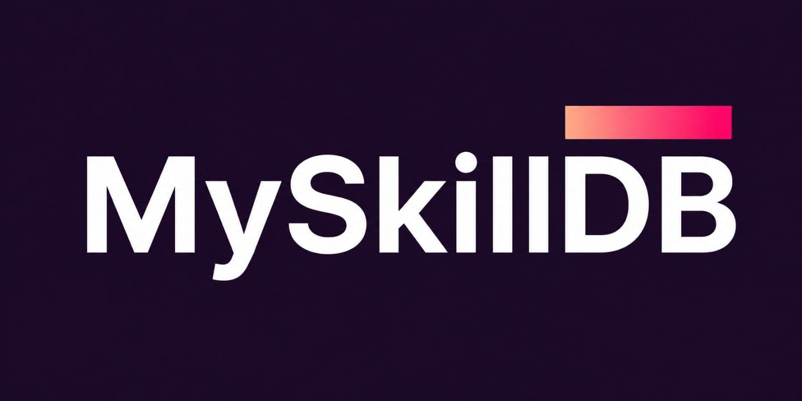 My Skill Db.